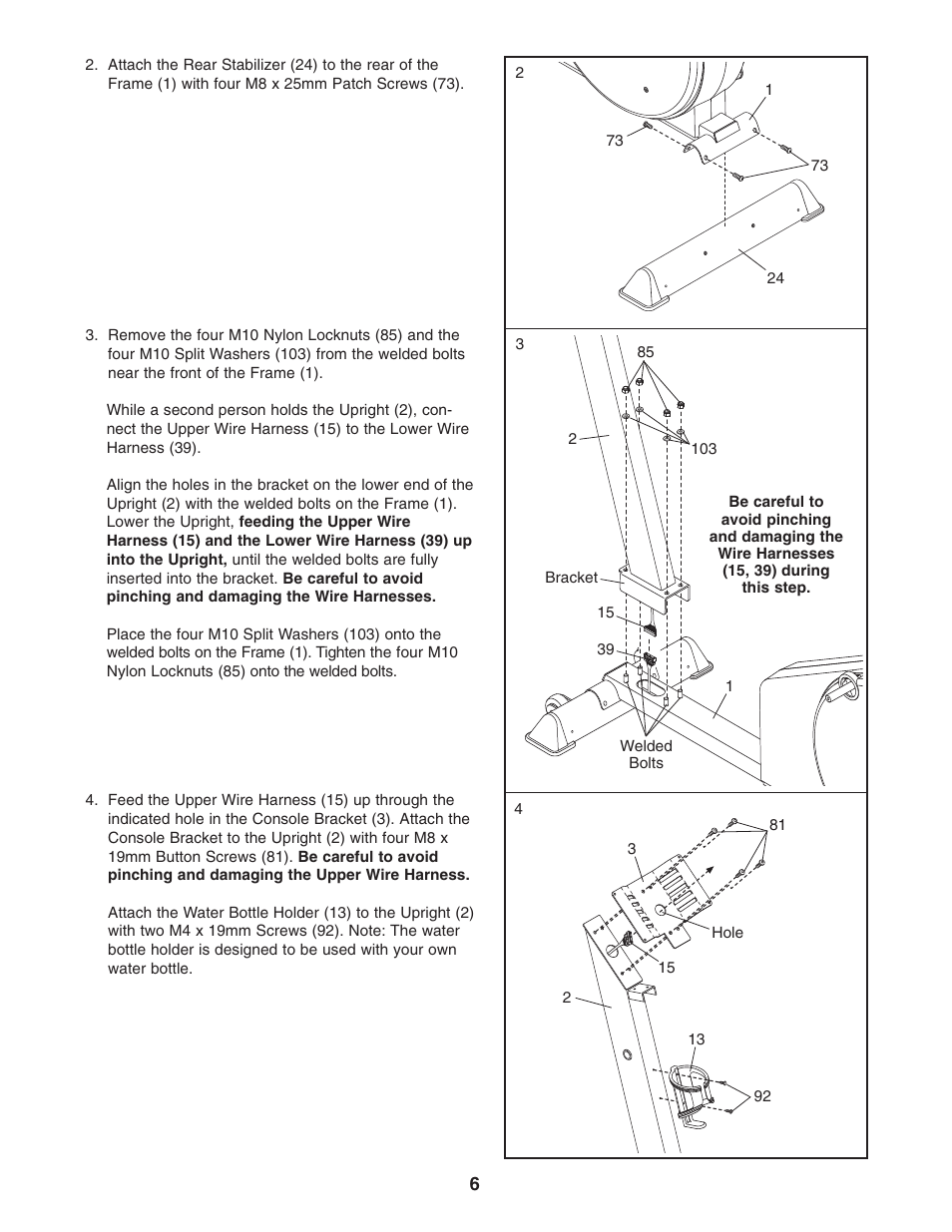 Reebok Fitness RL 725 elliptical exerciser RBCCEL79022 User Manual | Page 6 / 32