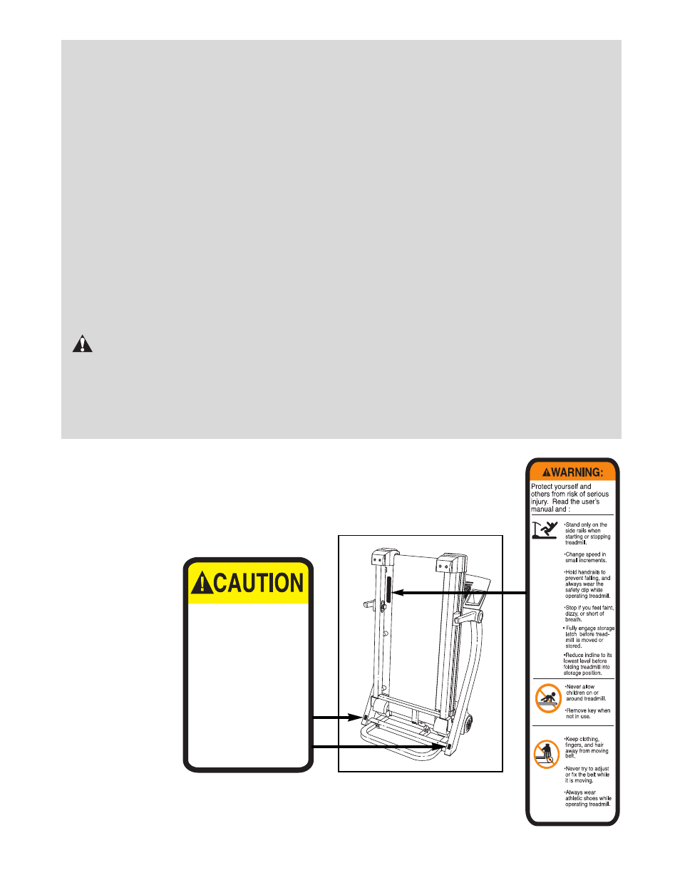 Danger, Warning, Save these instructions | Reebok Fitness RX 8200 treadmill RBTL18920 User Manual | Page 4 / 34
