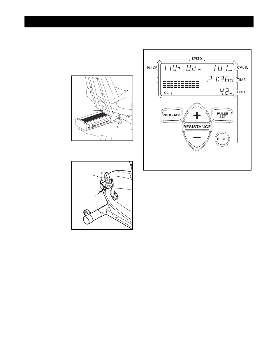 Ow to, Perate the, Xercise | Ycle | Reebok Fitness CYC12 RBEX39010 User Manual | Page 8 / 16