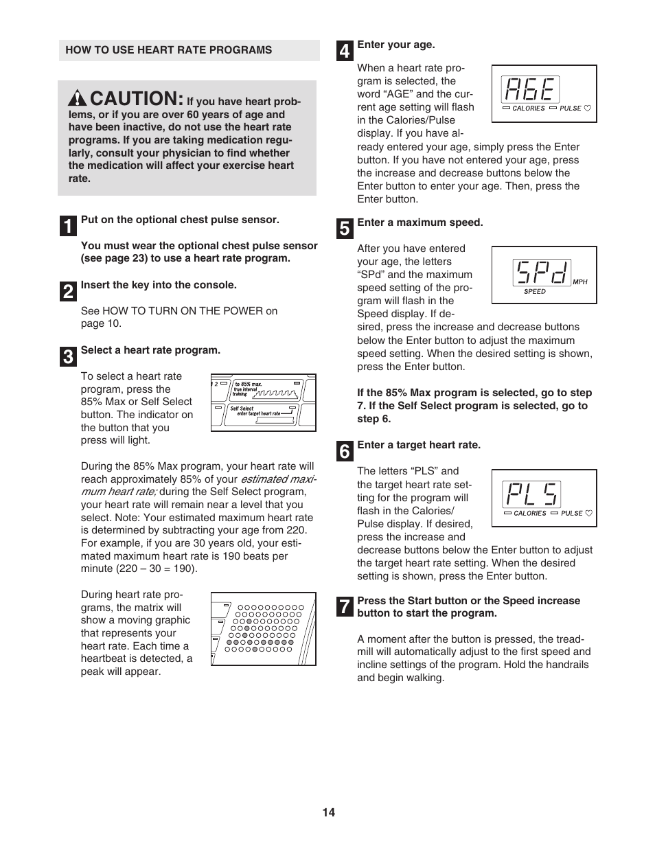 Reebok Fitness 3500C RBTL09104C.0 User Manual | Page 14 / 34