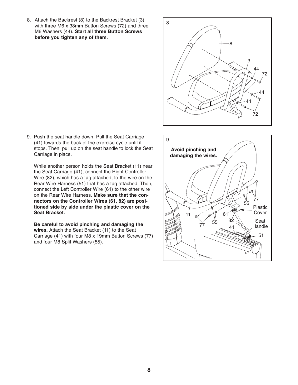 Reebok Fitness RB 310 30711.0 User Manual | Page 8 / 24