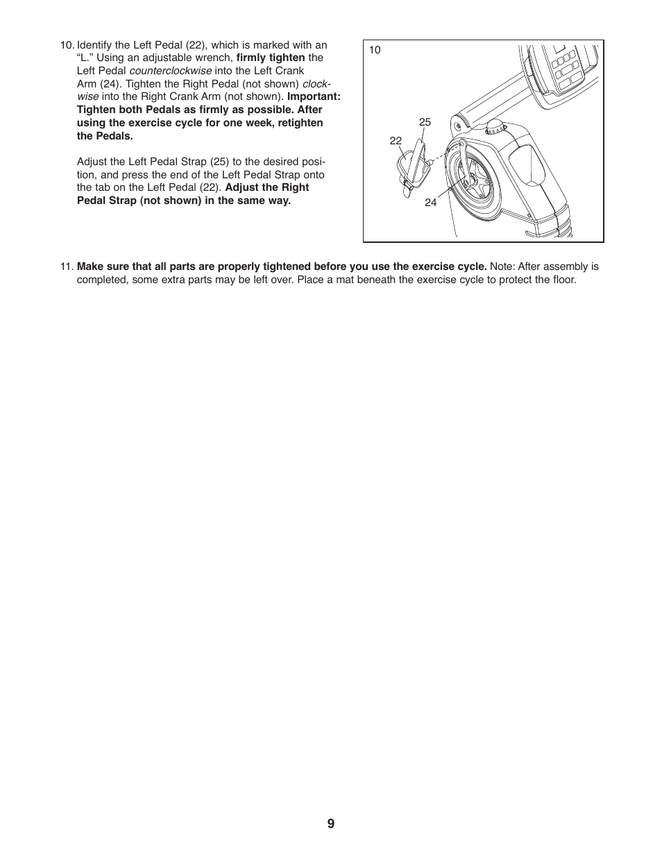 Reebok Fitness RB 310 30711.0 User Manual | Page 9 / 24