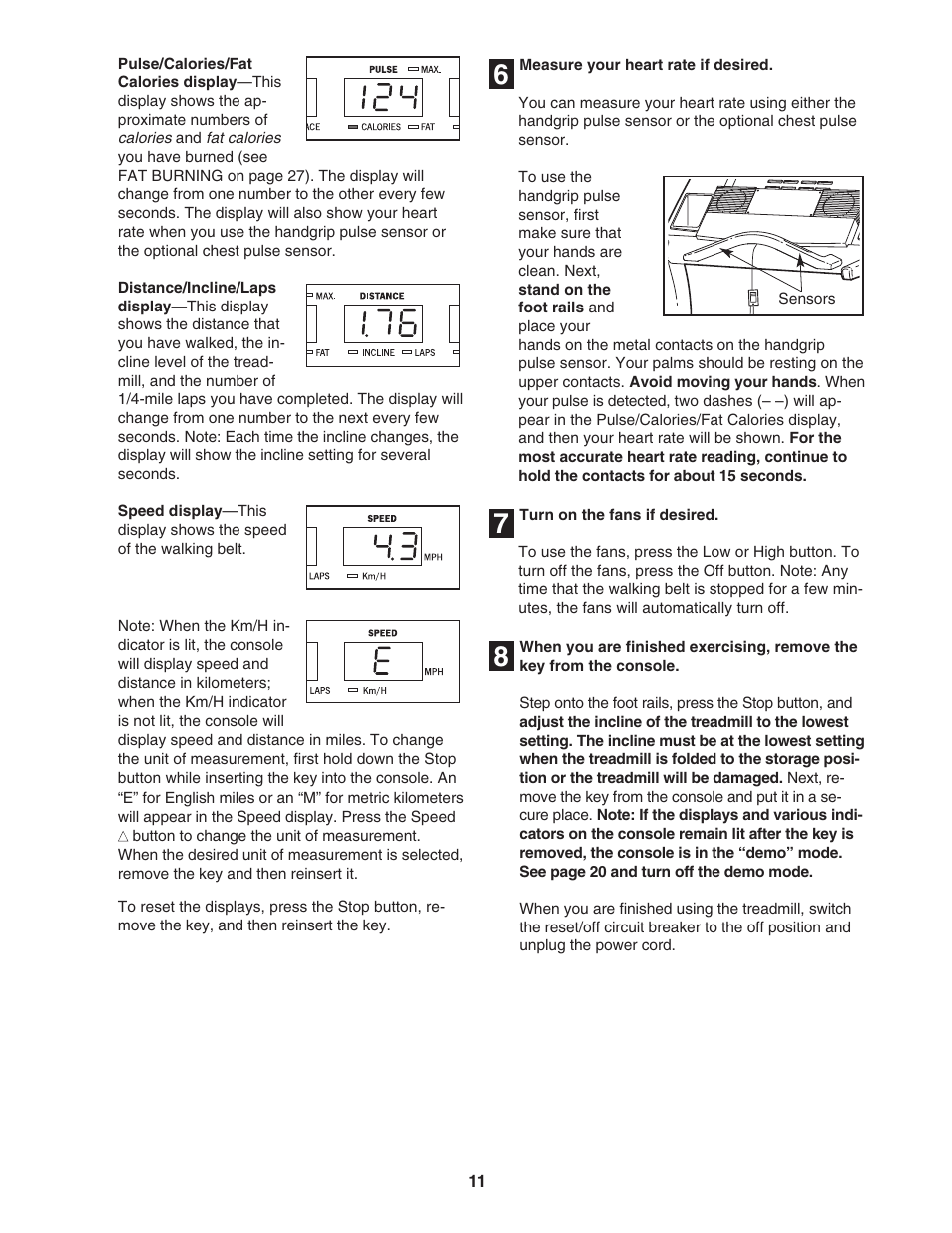 Reebok Fitness RCTL12921 User Manual | Page 11 / 34