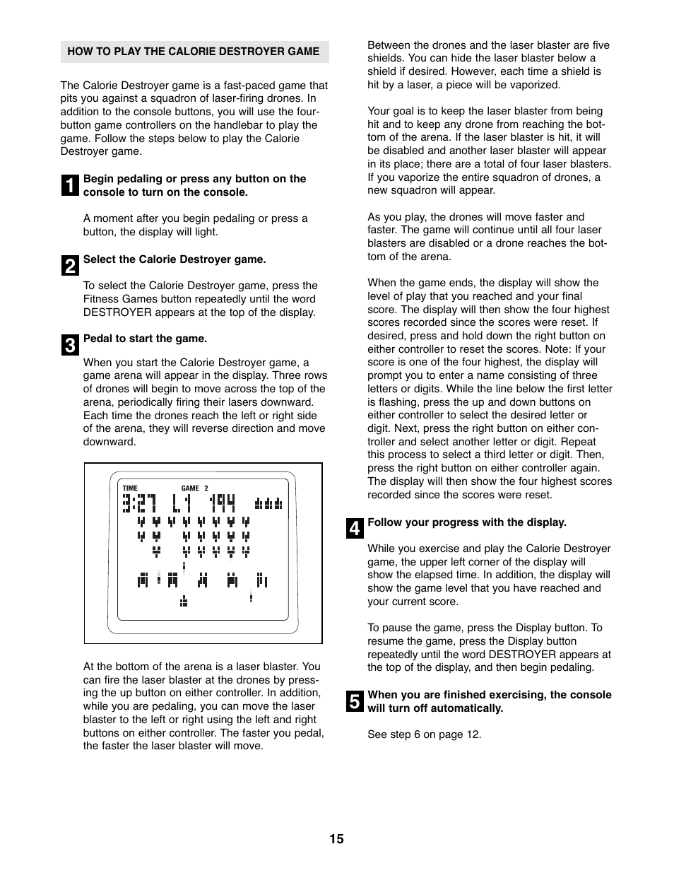 Reebok Fitness RT 300 RBEX2976.1 User Manual | Page 15 / 20