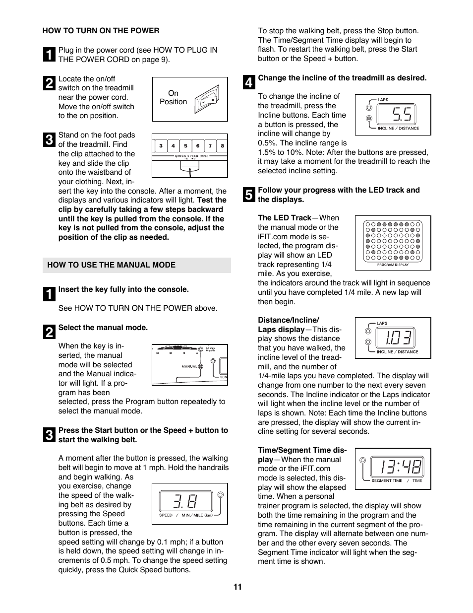 Reebok Fitness RTX455 RBTL09500 User Manual | Page 11 / 34