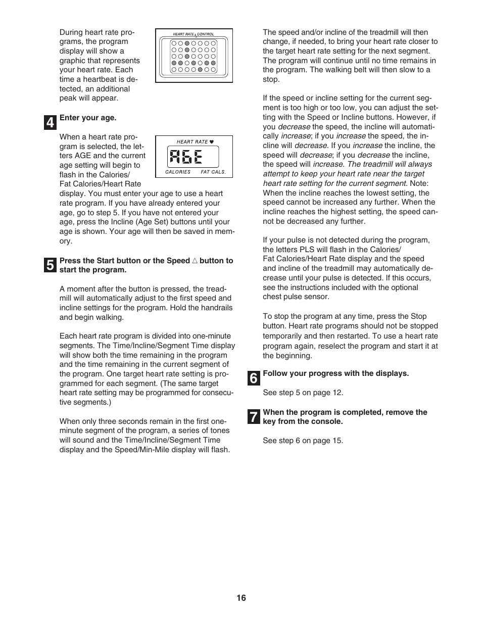 Reebok Fitness 290 RS RBTL71930 User Manual | Page 16 / 30