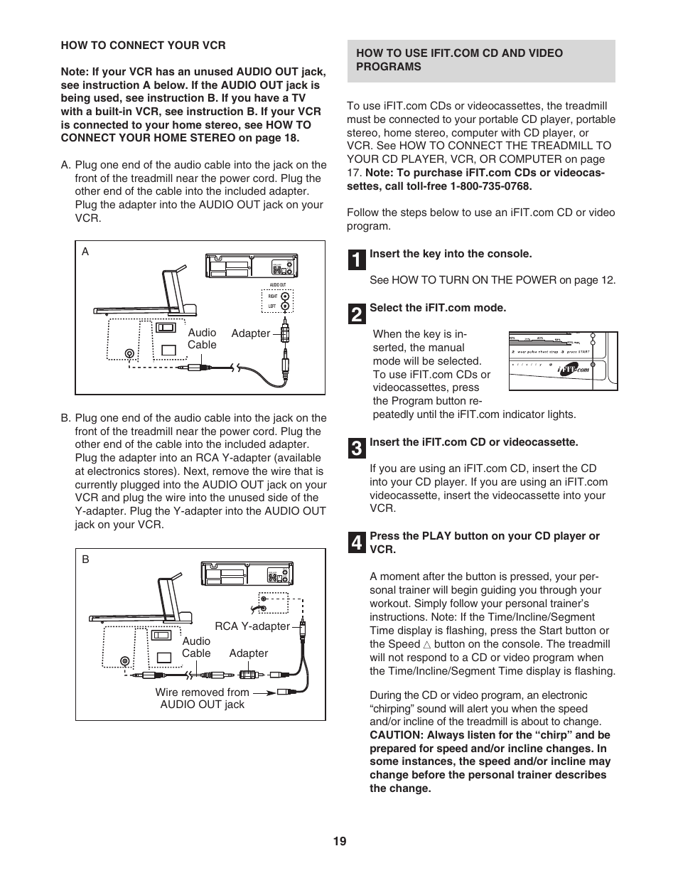 Reebok Fitness 290 RS RBTL71930 User Manual | Page 19 / 30