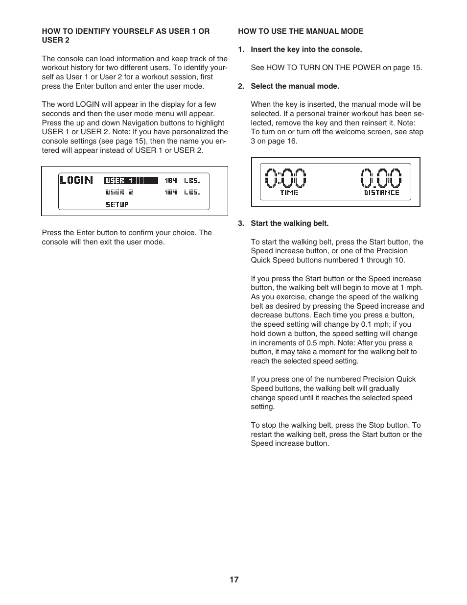 Reebok Fitness 8000 ES RBTL69908.0 User Manual | Page 17 / 36