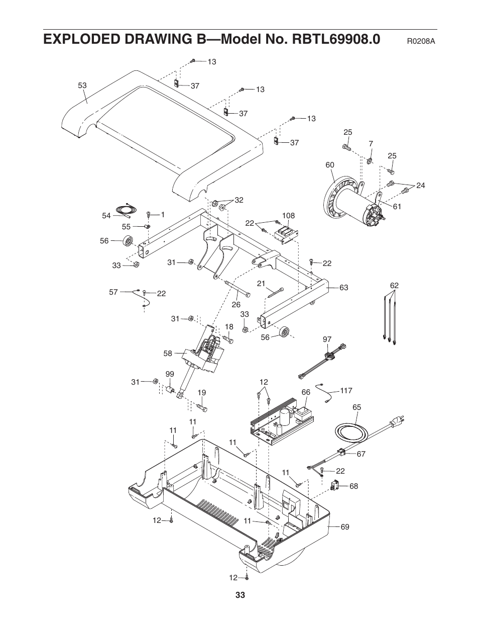 Reebok Fitness 8000 ES RBTL69908.0 User Manual | Page 33 / 36