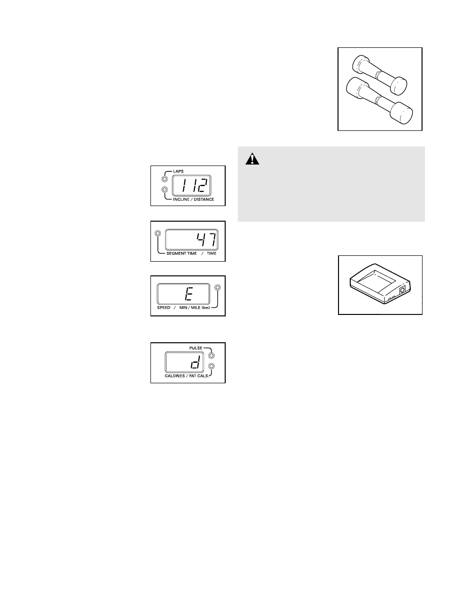 Warning | Reebok Fitness RTX525 RBTL15500 User Manual | Page 21 / 34