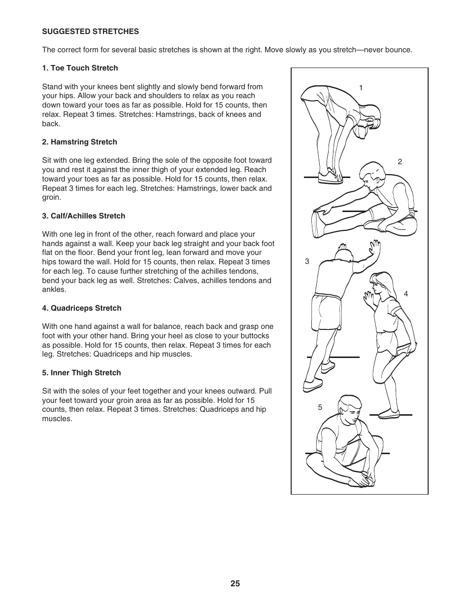 Reebok Fitness 8050 ES RBTL07107.0 User Manual | Page 25 / 32