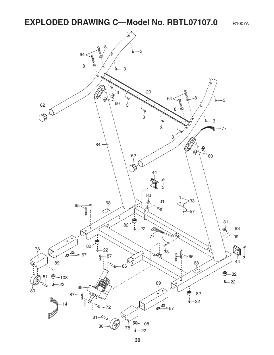 Reebok Fitness 8050 ES RBTL07107.0 User Manual | Page 30 / 32