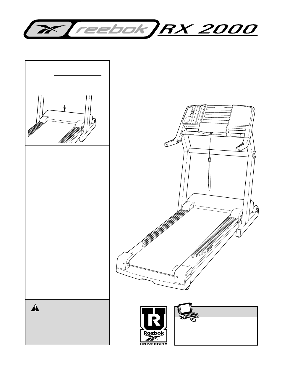 Reebok Fitness RX 2000 RBTL14911 User Manual | 34 pages