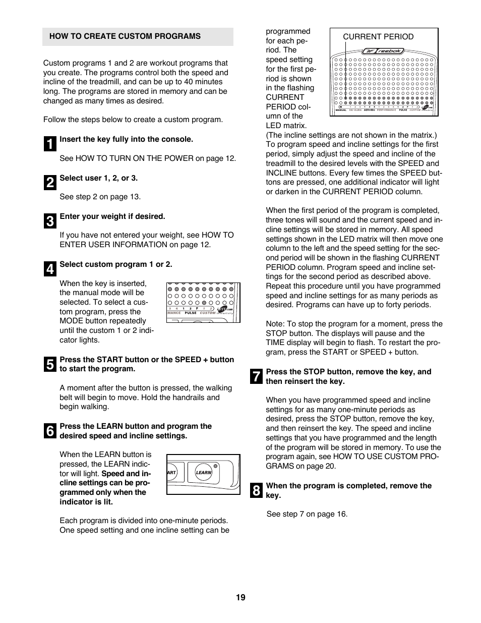 Reebok Fitness RBTL19900 User Manual | Page 19 / 38