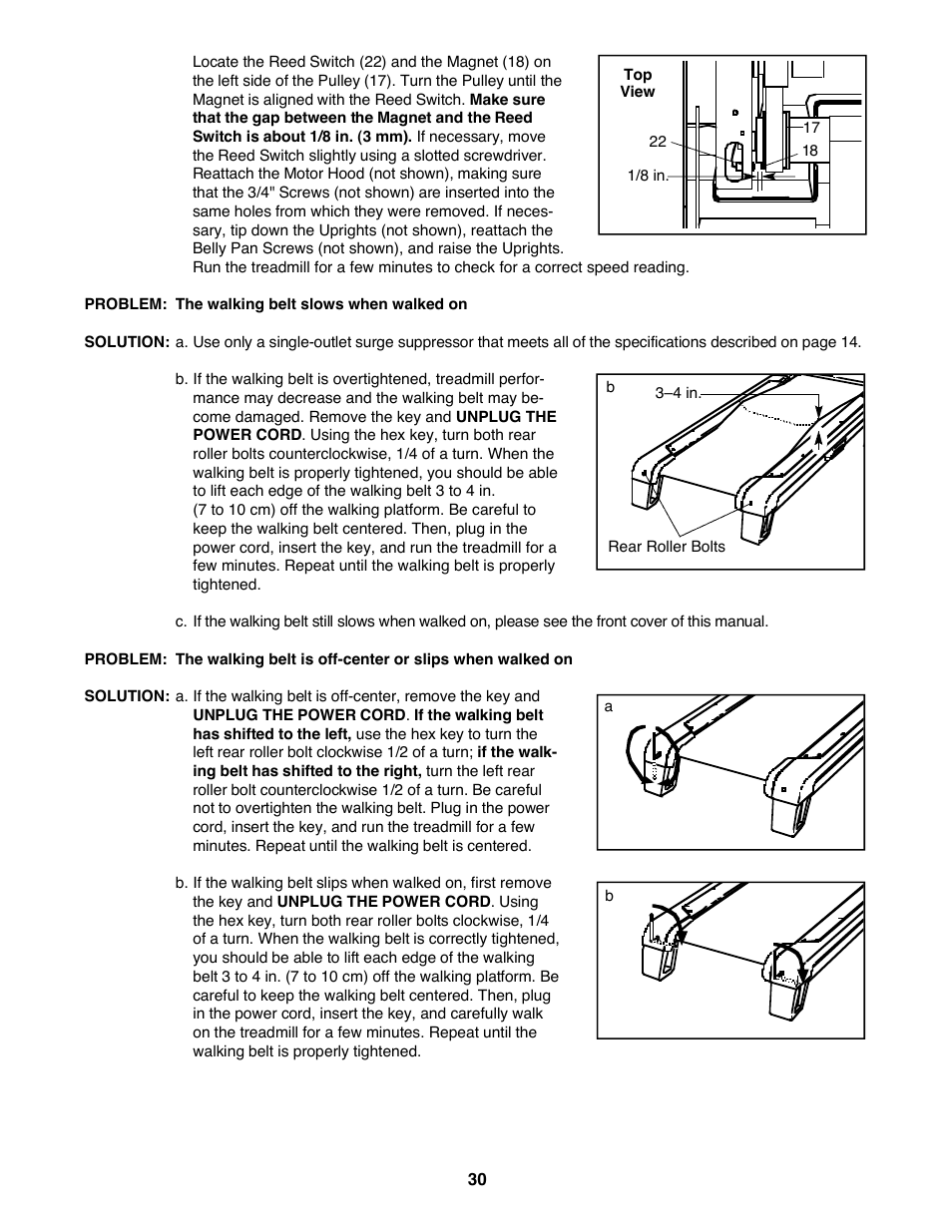 Reebok Fitness VISTA 9700 RCTL09707.0 User Manual | Page 30 / 40