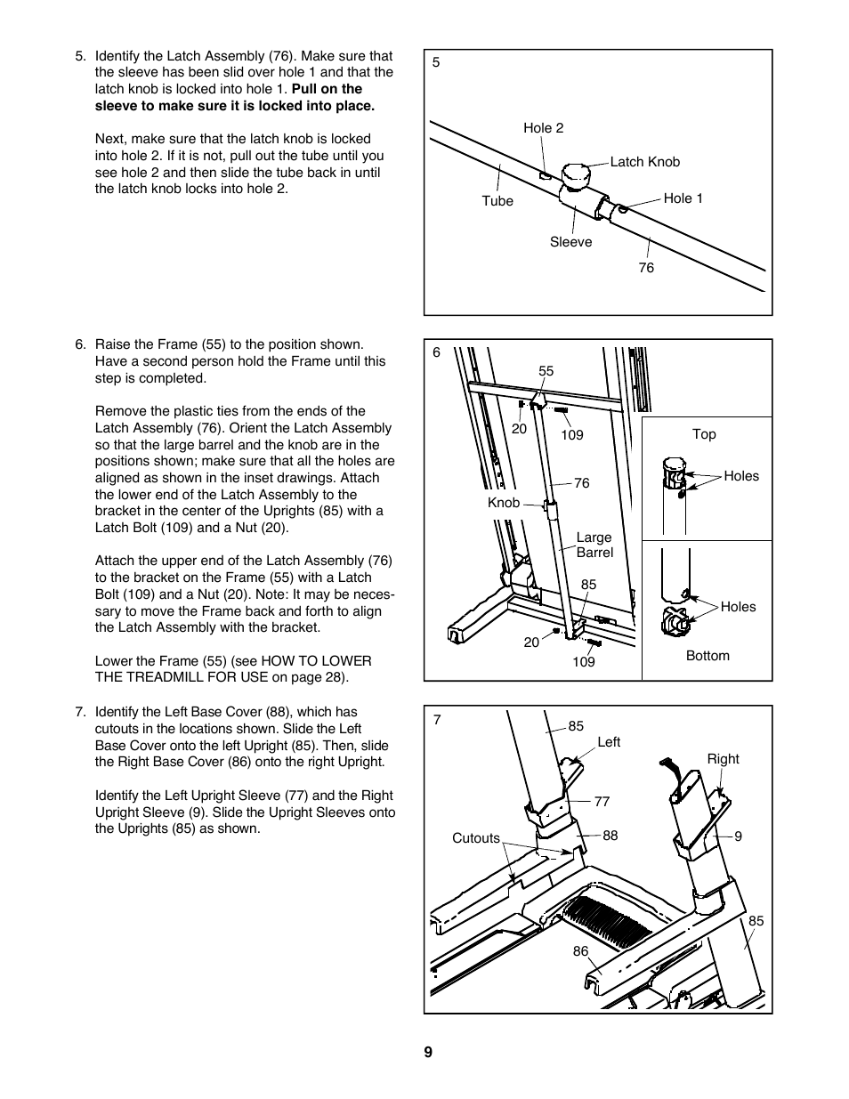 Reebok Fitness VISTA 9700 RCTL09707.0 User Manual | Page 9 / 40