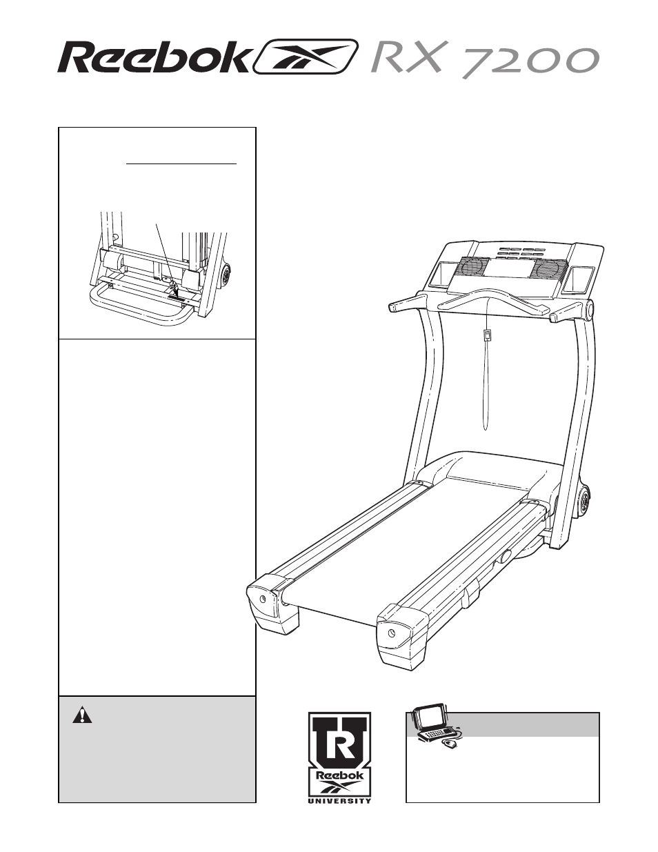 Reebok Fitness RX7200 RBTL16920 User Manual | 34 pages