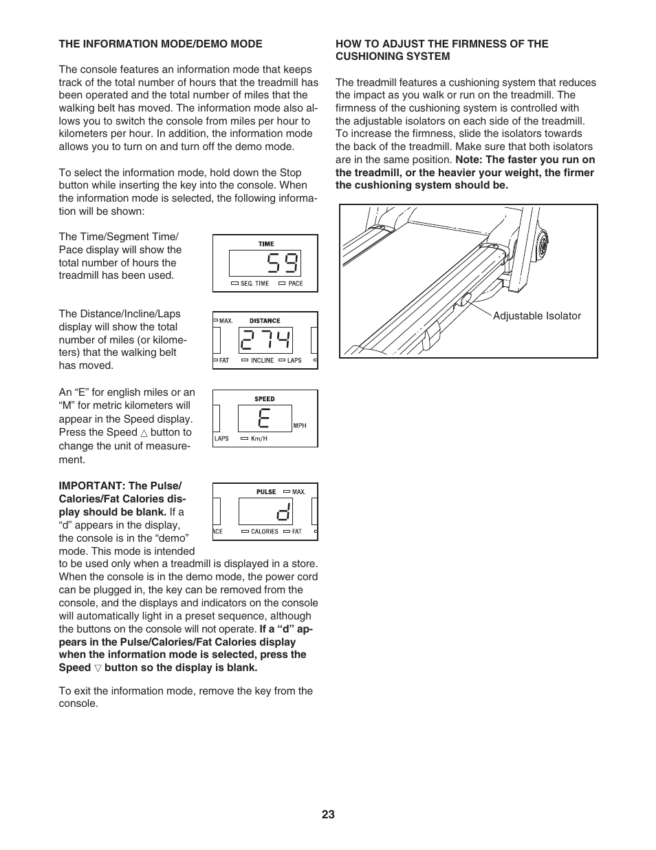 Reebok Fitness RX9200 RBTL22921 User Manual | Page 23 / 34