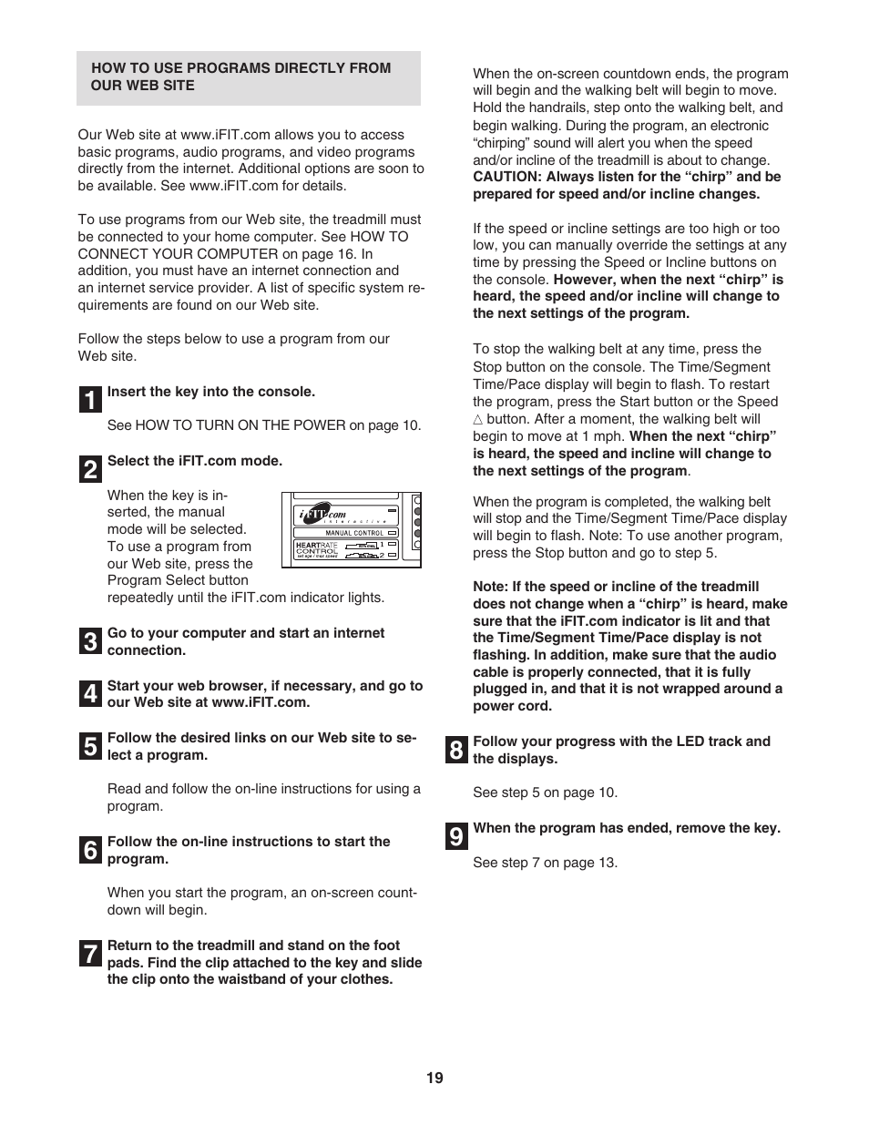 Reebok Fitness RBTL12921 User Manual | Page 19 / 34