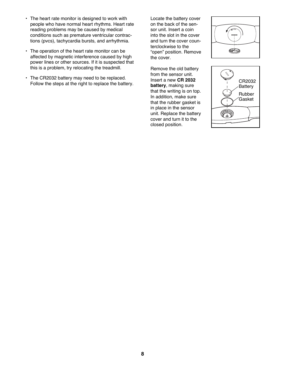 Reebok Fitness RBTL19980 User Manual | Page 8 / 34