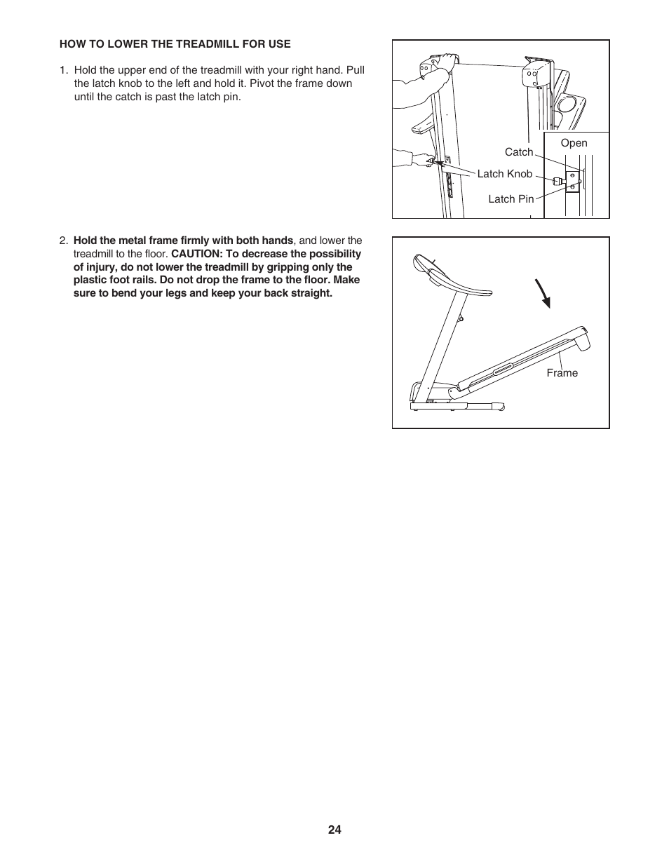 Reebok Fitness VISTA 8500 RBTL09906.1 User Manual | Page 24 / 36