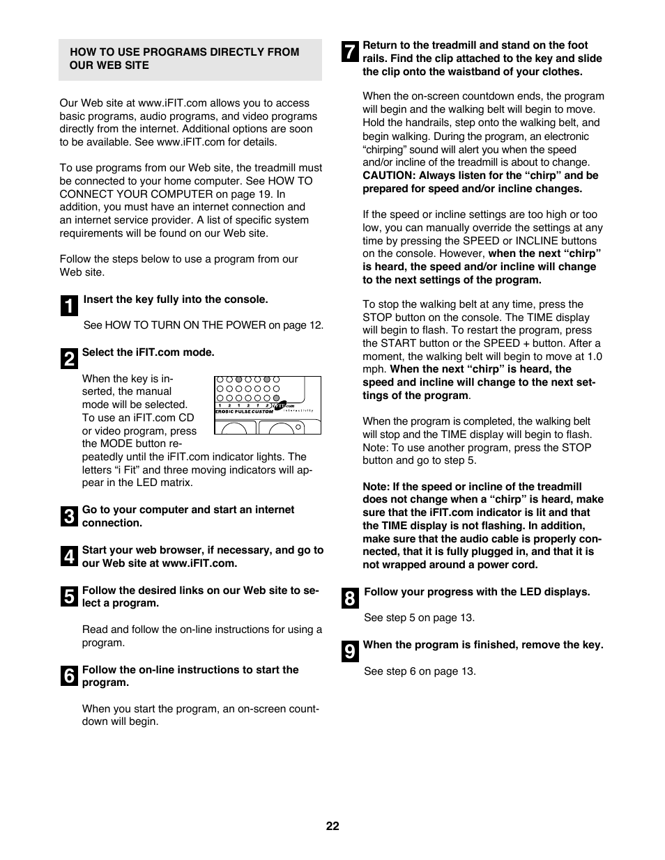 Reebok Fitness RBTL11920 User Manual | Page 22 / 34