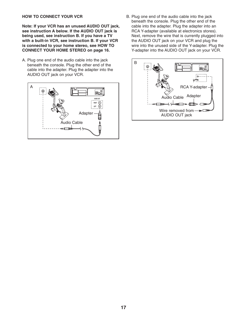 Reebok Fitness EXERCISE CYCLE RBEX49840 User Manual | Page 17 / 24