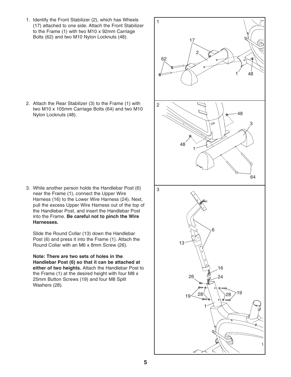 Reebok Fitness EXERCISE CYCLE RBEX49840 User Manual | Page 5 / 24