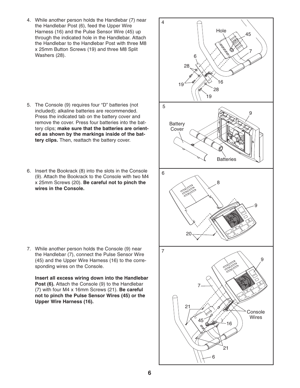 Reebok Fitness EXERCISE CYCLE RBEX49840 User Manual | Page 6 / 24