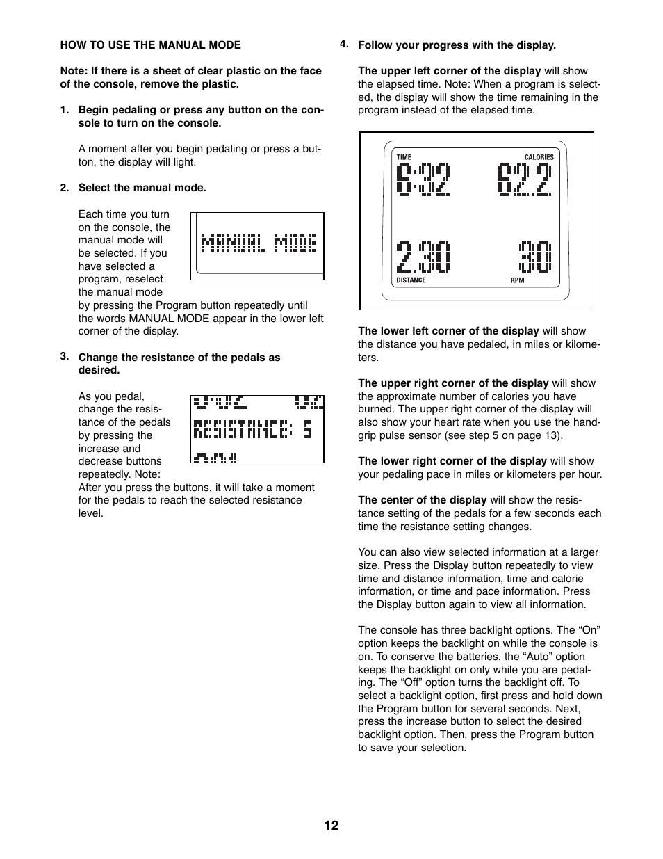 Reebok Fitness RT300 RBEX2976.3 User Manual | Page 12 / 24