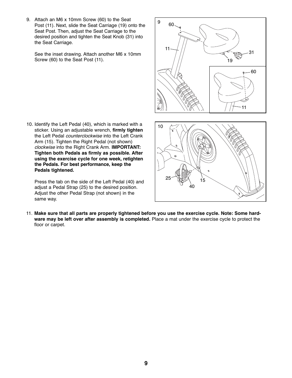 Reebok Fitness RT300 RBEX2976.3 User Manual | Page 9 / 24