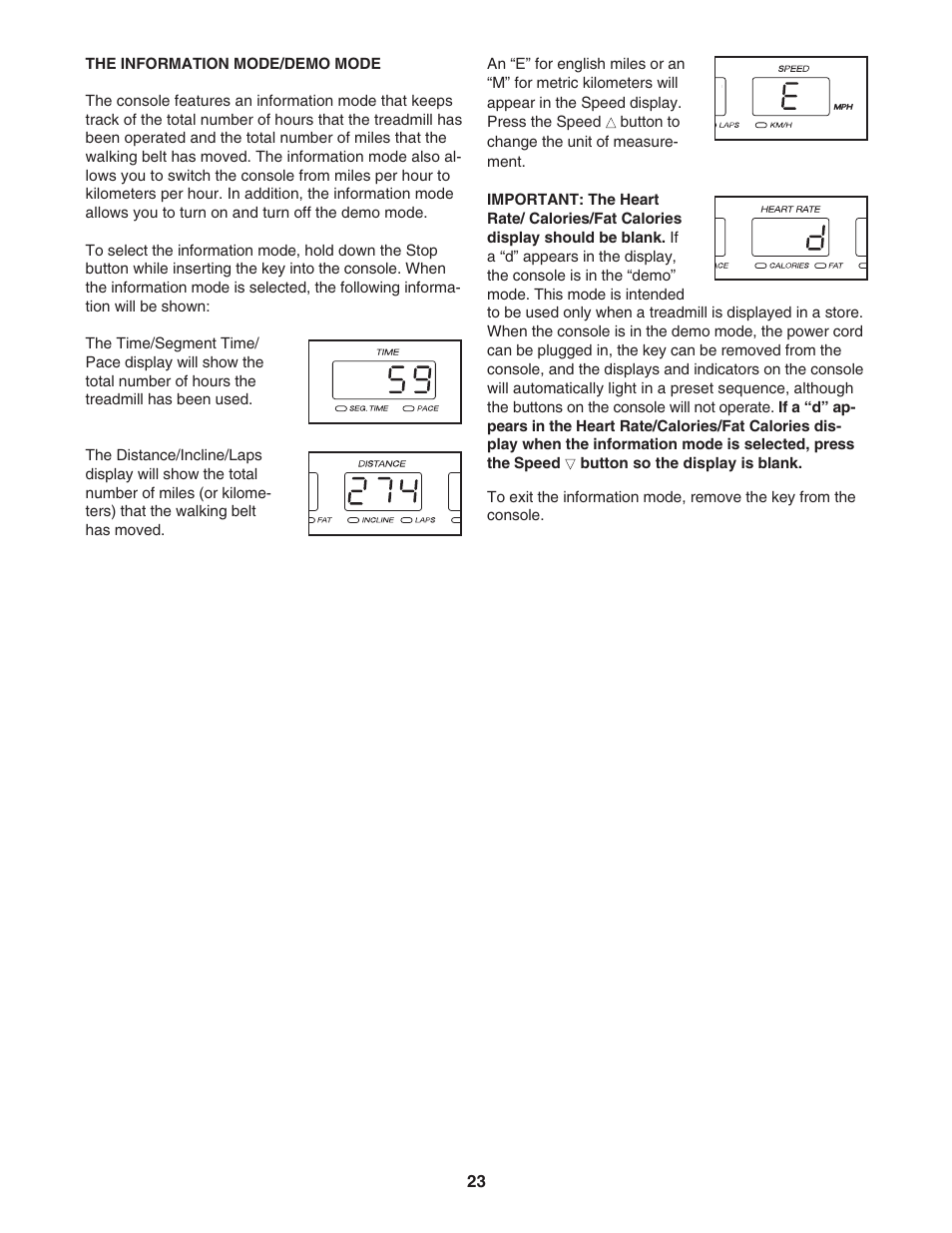 Reebok Fitness V1700 RBTL118040 User Manual | Page 23 / 34