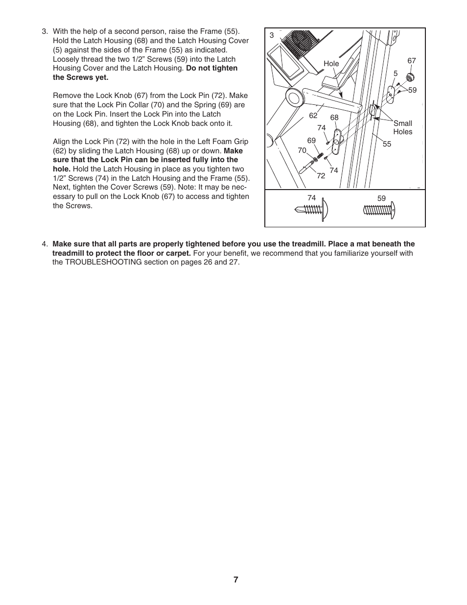 Reebok Fitness V1700 RBTL118040 User Manual | Page 7 / 34