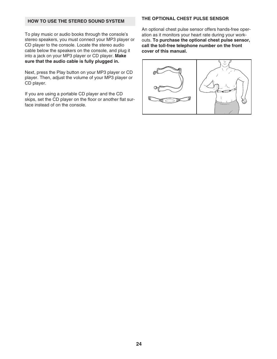 Reebok Fitness 8600 ES treadmill RBTL09506.0 User Manual | Page 24 / 36