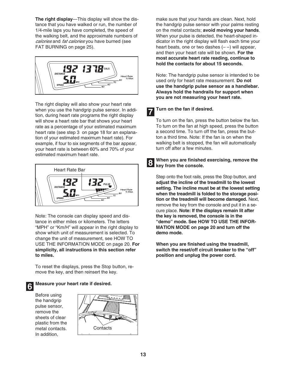 Reebok Fitness RBTL13305.0 User Manual | Page 13 / 30