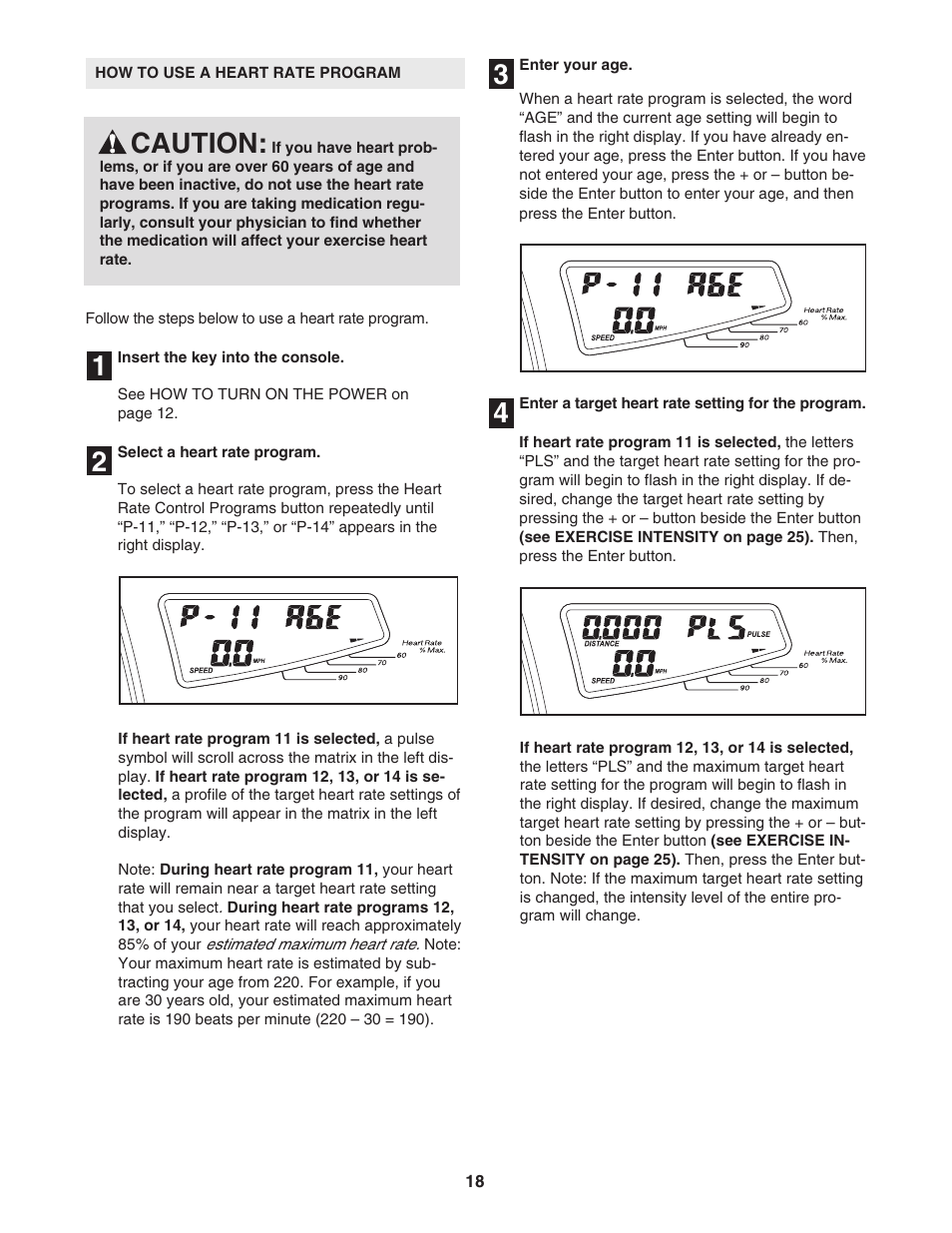 43 2 1 caution | Reebok Fitness RBTL13305.0 User Manual | Page 18 / 30