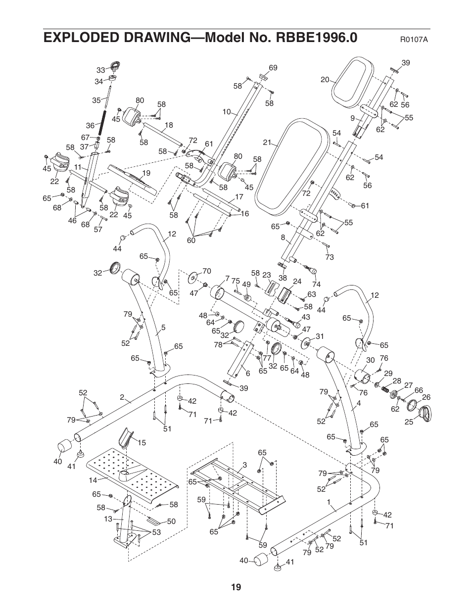 Reebok Fitness RBBE1996.0 User Manual | Page 19 / 20