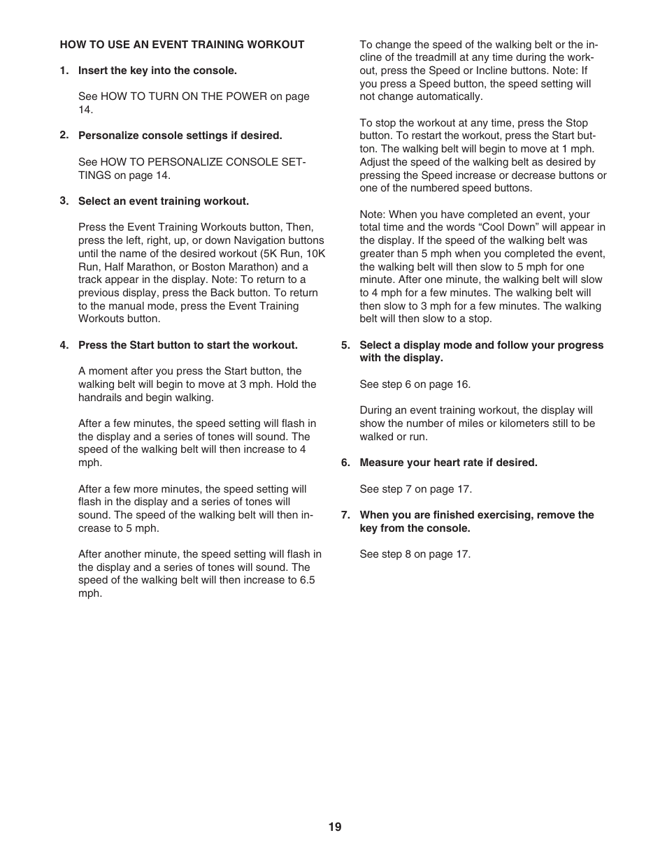 Reebok Fitness RBTL09507.0 User Manual | Page 19 / 36