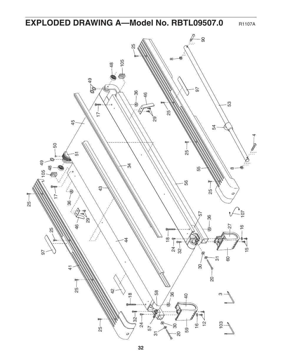 Reebok Fitness RBTL09507.0 User Manual | Page 32 / 36