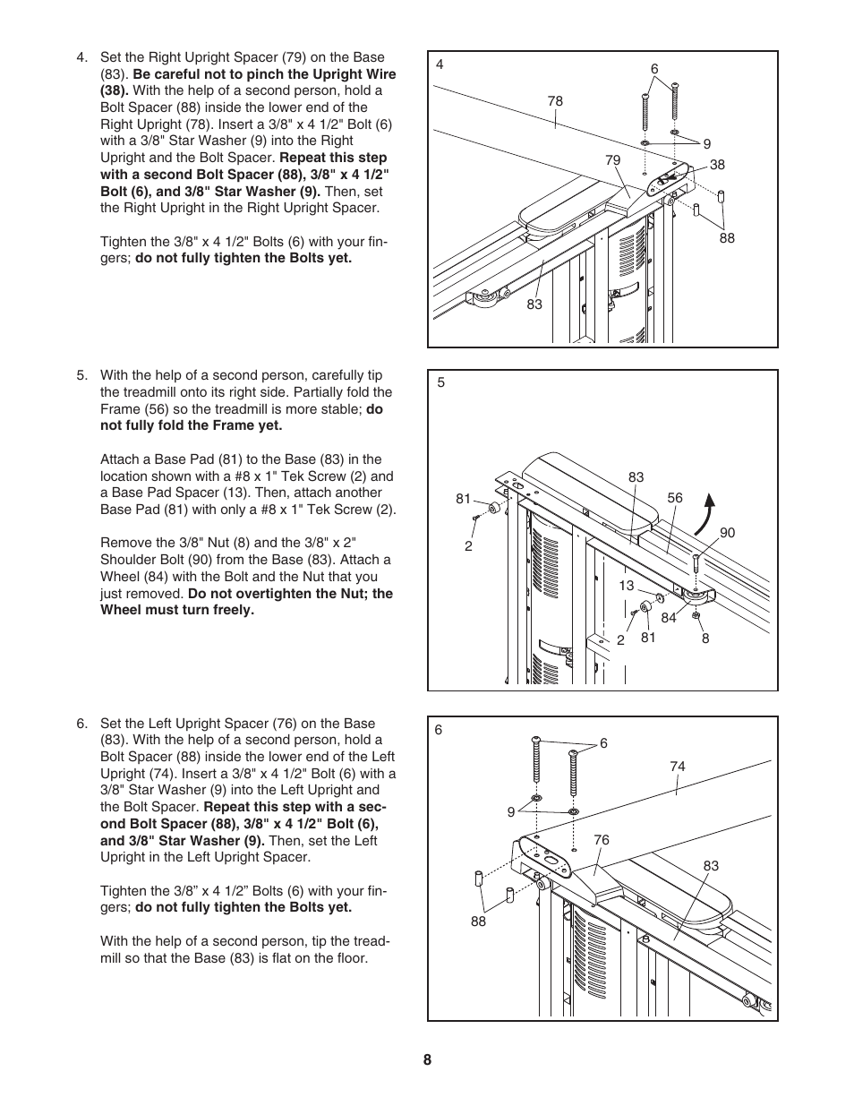 Reebok Fitness RBTL09507.0 User Manual | Page 8 / 36