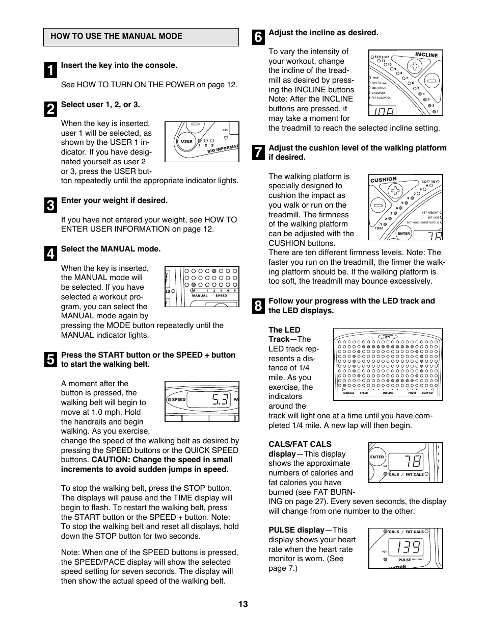 Reebok Fitness ACD 4 RBTL19981 User Manual | Page 13 / 34