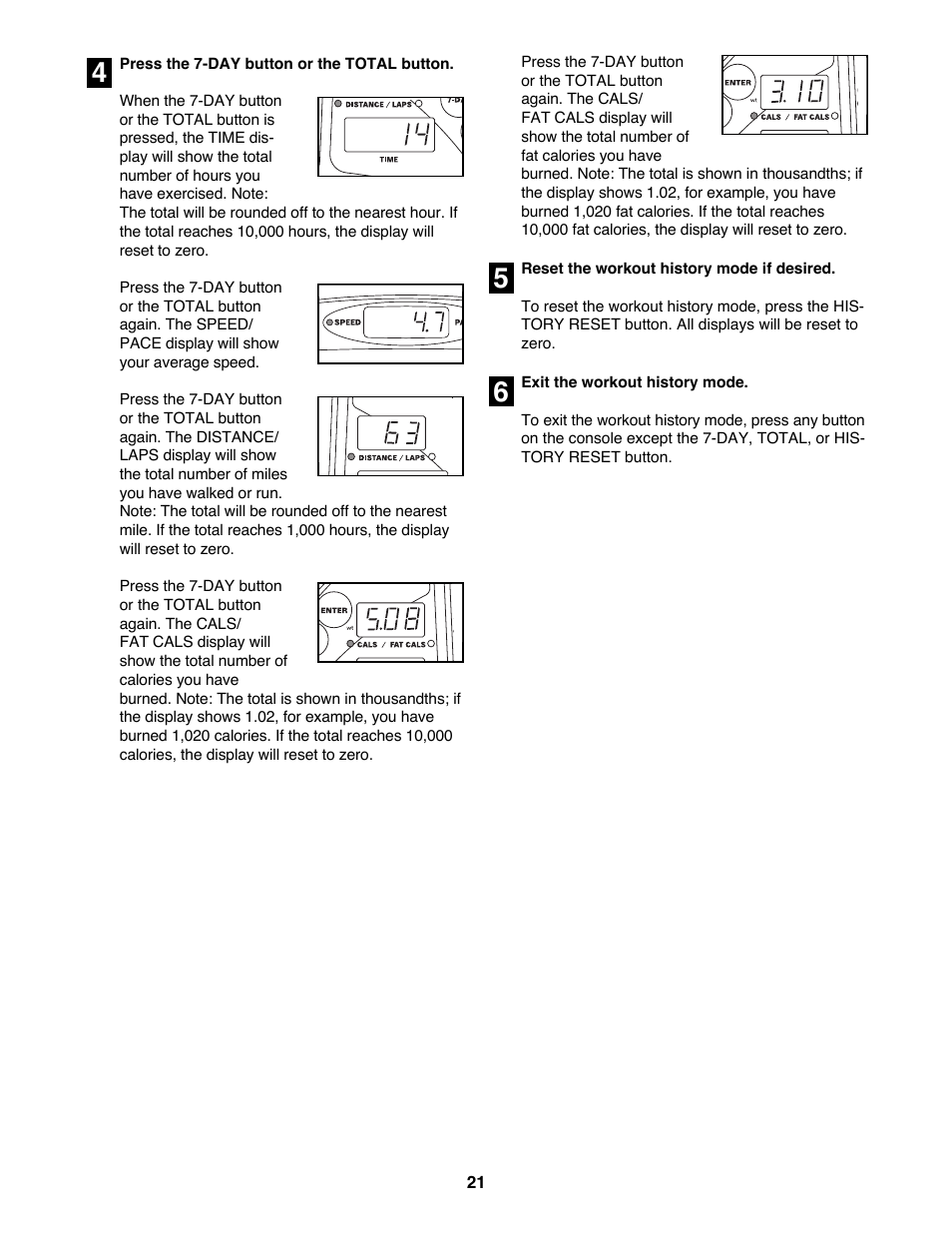 Reebok Fitness ACD 4 RBTL19981 User Manual | Page 21 / 34