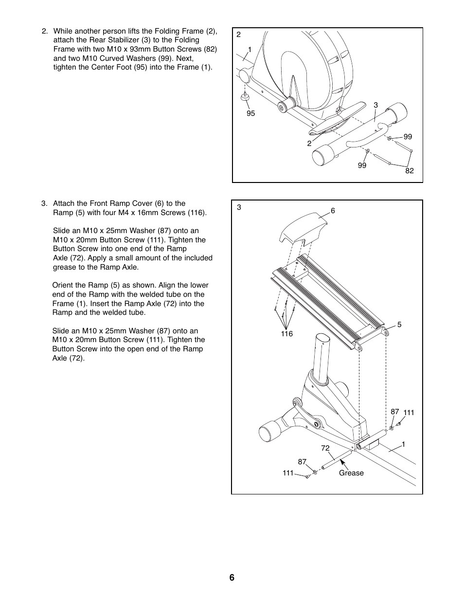 Reebok Fitness 1000 ZX RBEL9906.0 User Manual | Page 6 / 28