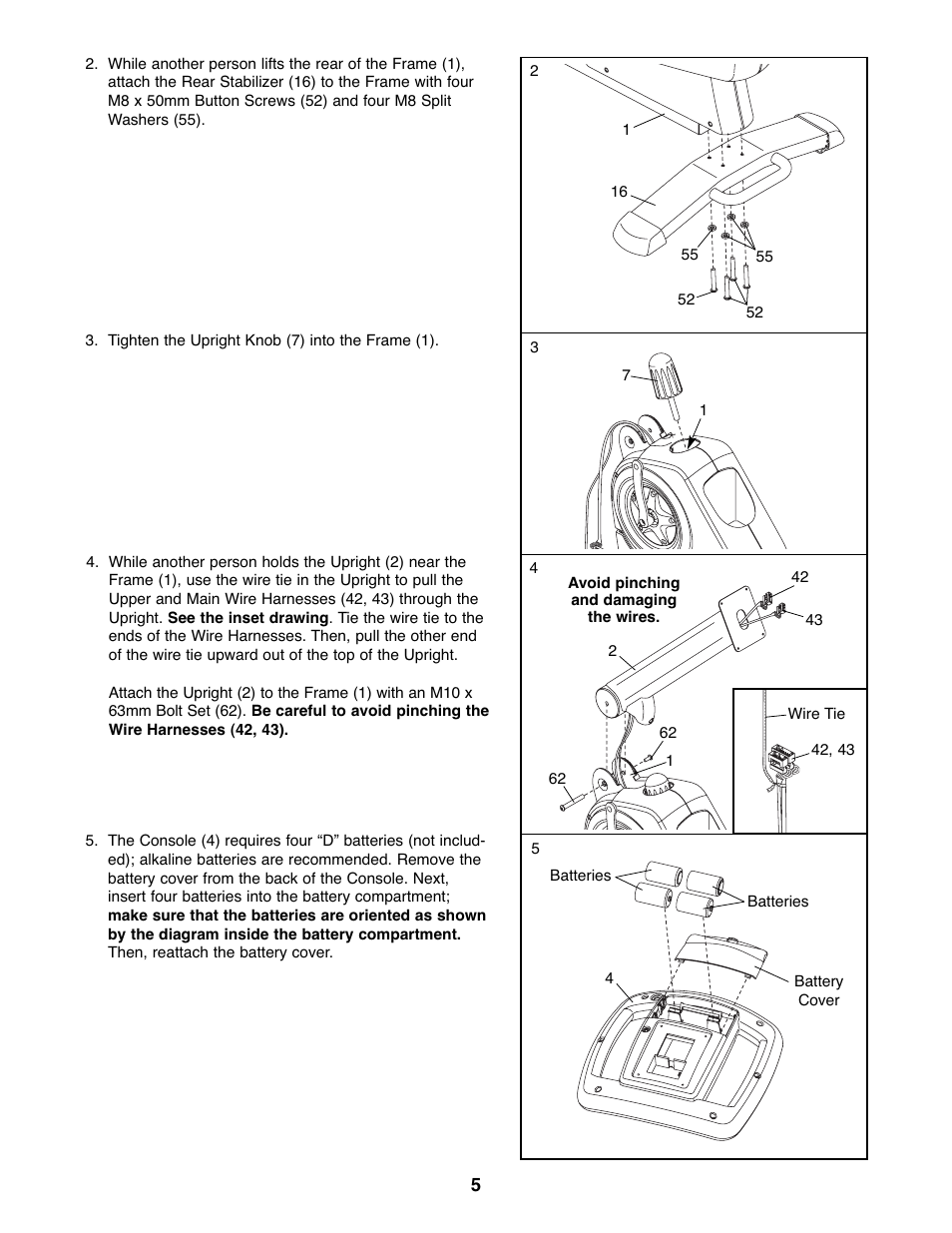 Reebok Fitness EXERCISE CYCLE RBEX3976.0 User Manual | Page 5 / 24