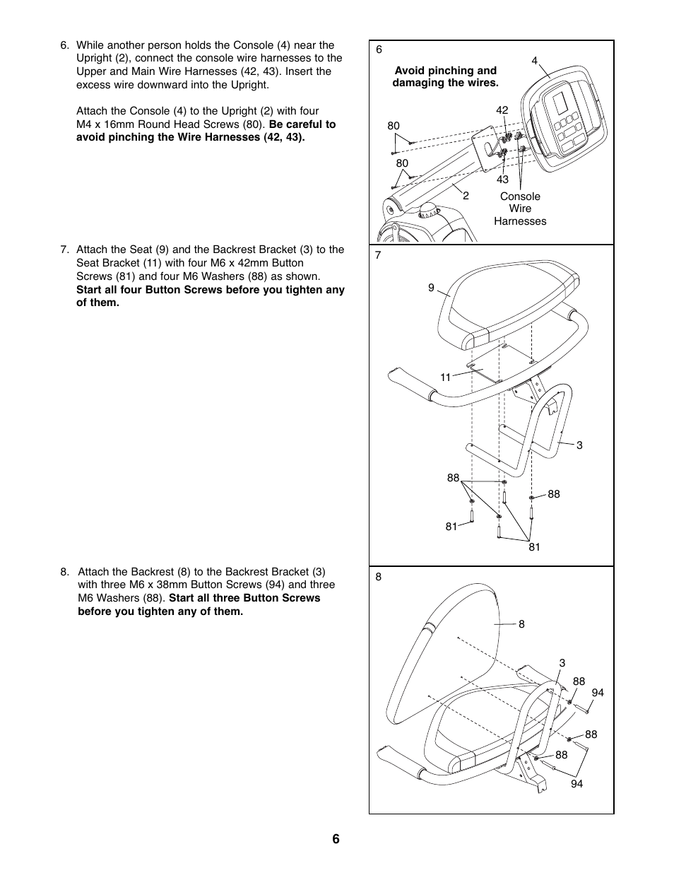 Reebok Fitness EXERCISE CYCLE RBEX3976.0 User Manual | Page 6 / 24