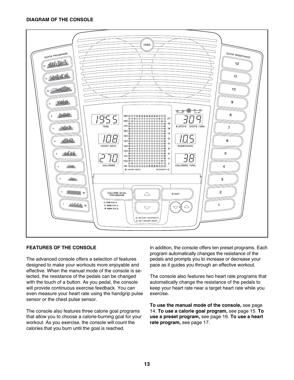 Reebok Fitness RL 1500 RBEL4255.0 User Manual | Page 13 / 28