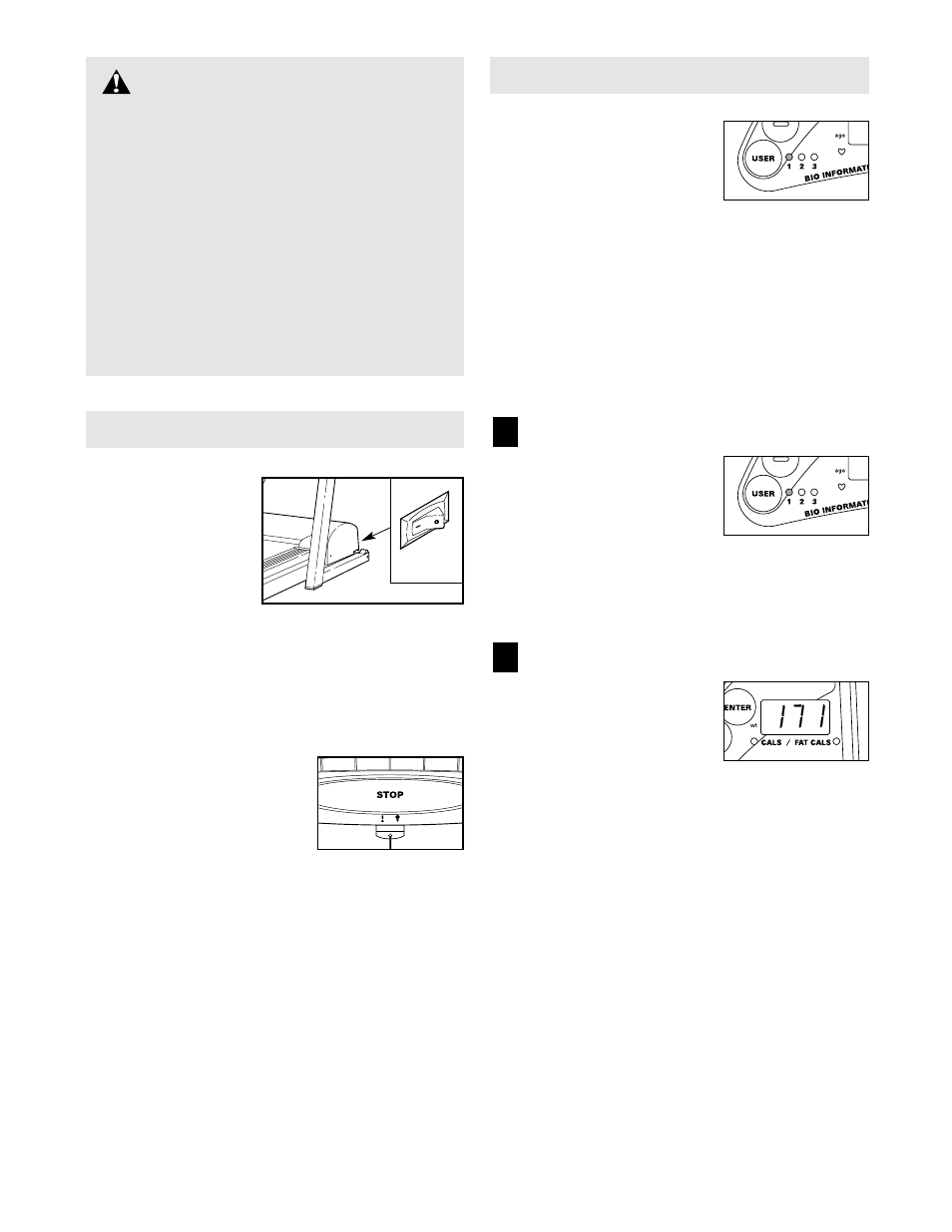 Caution | Reebok Fitness RBTL14500 User Manual | Page 10 / 38