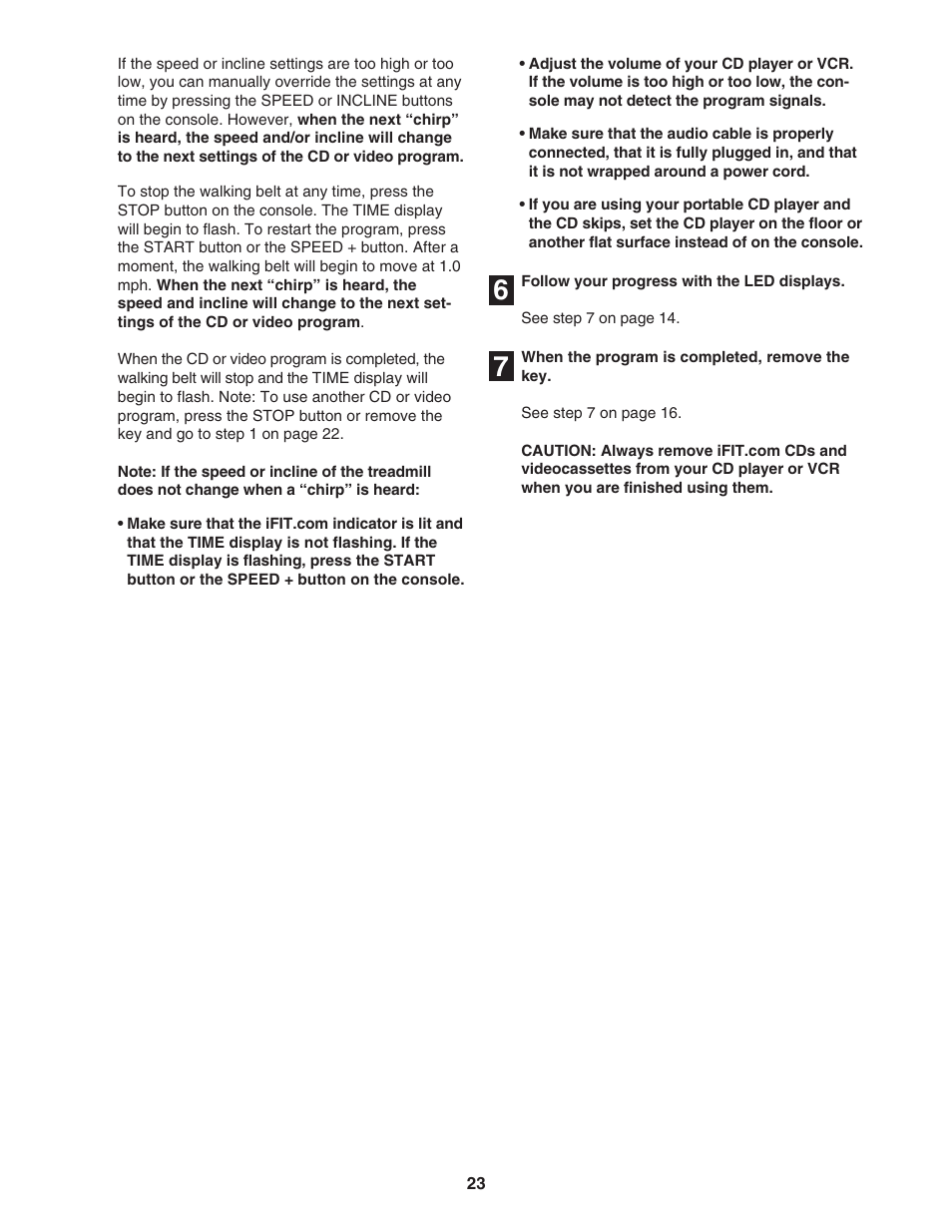 Reebok Fitness RBTL13830 User Manual | Page 23 / 38