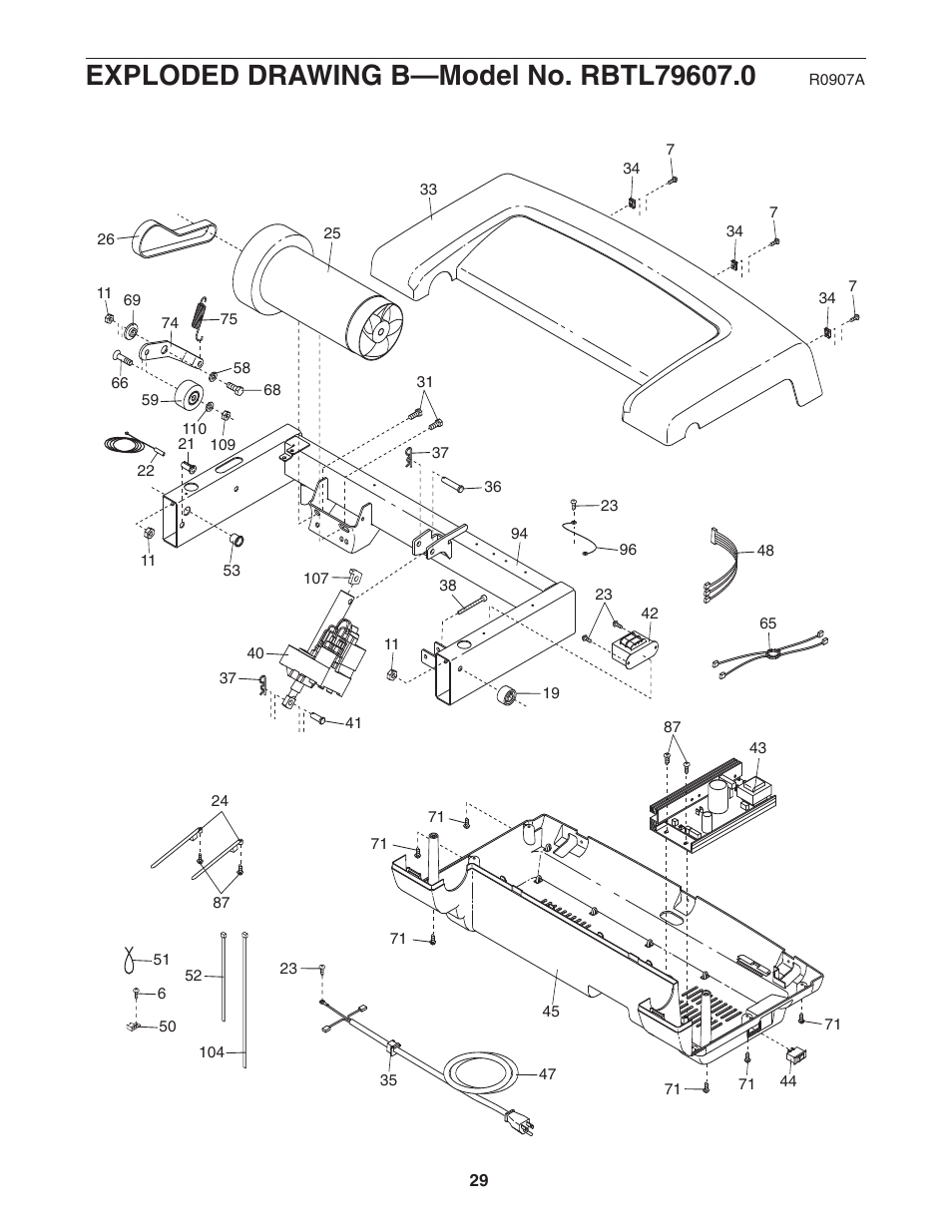 Reebok Fitness 8100 ES RBTL79607.0 User Manual | Page 29 / 32