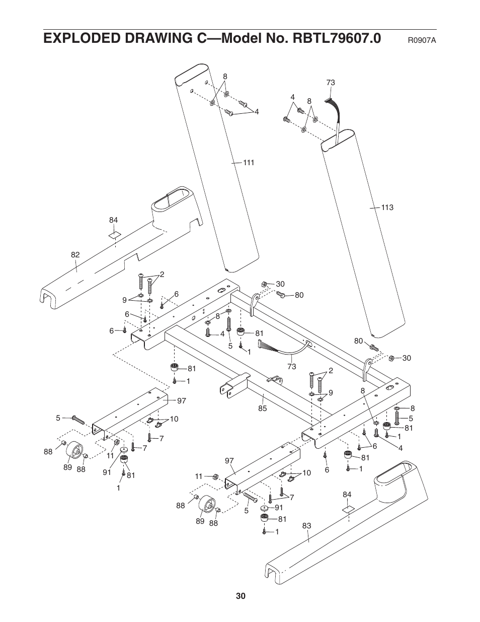 Reebok Fitness 8100 ES RBTL79607.0 User Manual | Page 30 / 32